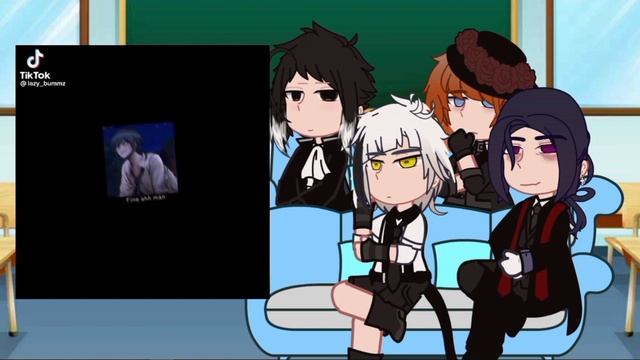 Bsd react to Fyodor and Dazai as Kokichi Oma and Shuichi Saihara [1/1] смотреть онлайн