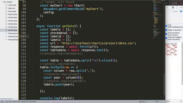 How to Connect a CSV File with Fetch in Chart JS смотреть онлайн