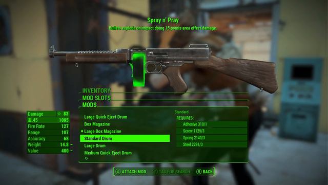 FALLOUT 4 MODS SUBMACHINEGUN BOX MAG (M1A1 THOMPSON) смотреть онлайн