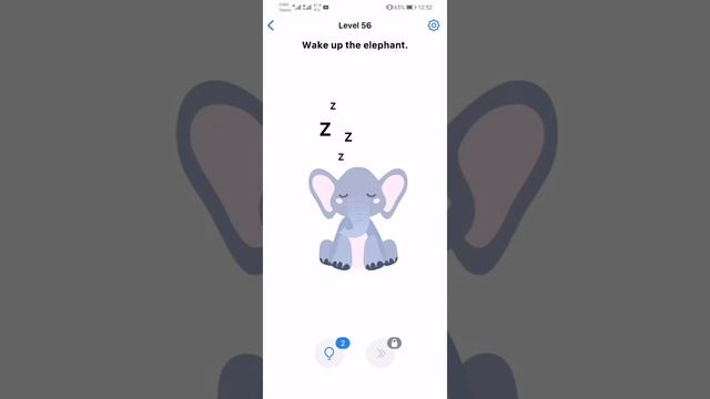Easy game Level 56 wake up the elephant Walkthrough solution смотреть онлайн