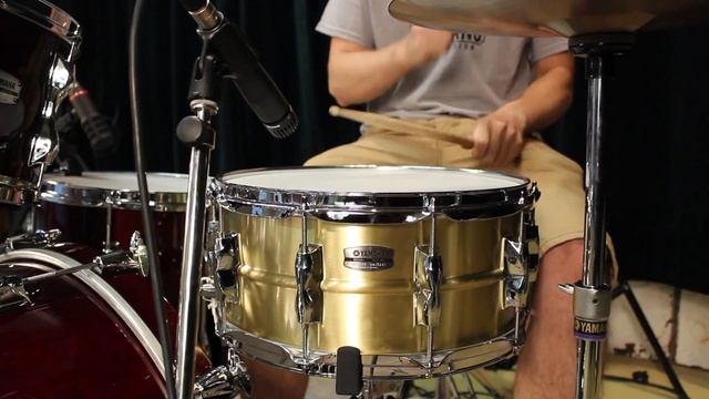 Yamaha Recording Custom Brass Snare 14X6.5 Snare Drum