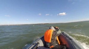 Аквилон sv390mk на больших волнах ОВХ