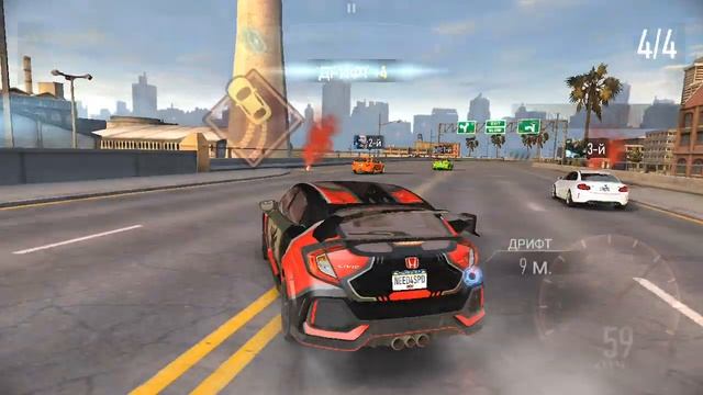 Прохождение события на Honda Civic Type R в NFS NL (3.4) смотреть онлайн