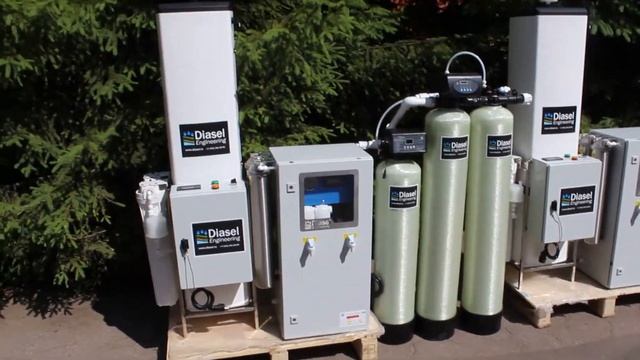 Установка для получения деионизированной воды компании Диасел. смотреть онлайн