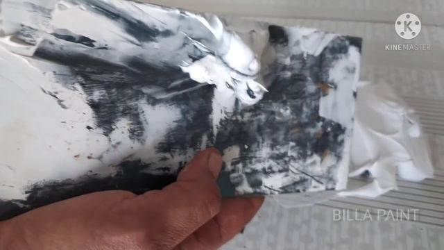 Marble Painting technique with wall putty смотреть онлайн