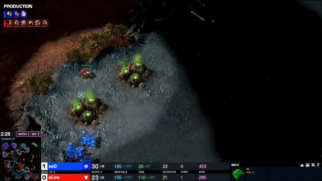2018 GSL Season 1 Ro16 Group B Match 1: aLive (T) vs soO (Z) смотреть онлайн