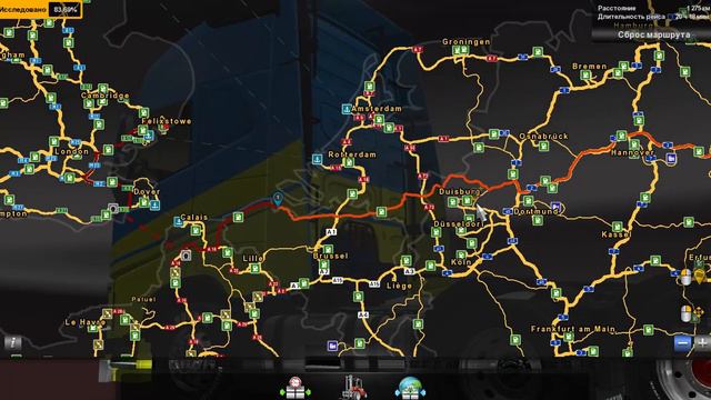 Миссис Аксарово в Euro Truck Simulator 2 Multiplayer. 15.03.18 смотреть онлайн