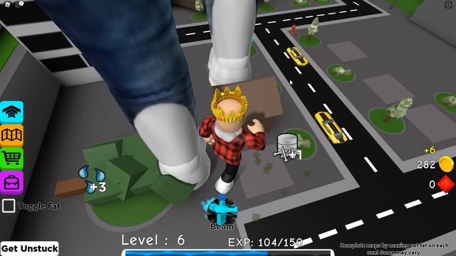 Я СТАЛ ОГРОМНЫМ ГИГАНТОМ И СЪЕЛ ПОЛГОРОДА! ROBLOX смотреть онлайн