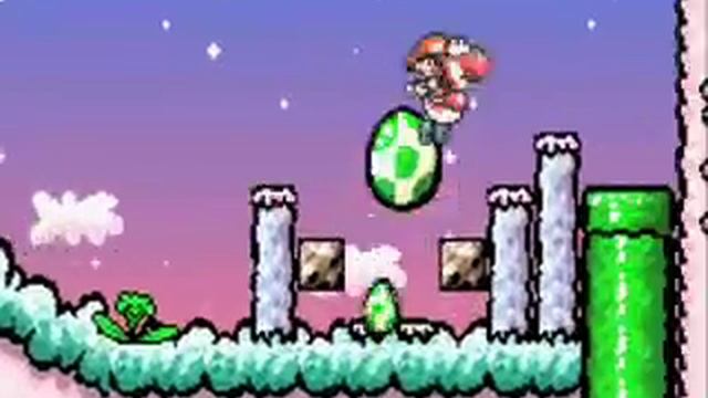 Super Mario Advance 3 Yoshi's Island Playthrough 2-7 - Lakitu's Wall смотреть онлайн