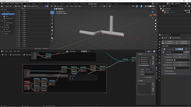 Create a Pipe Generator with Blender's Geometry Nodes смотреть онлайн