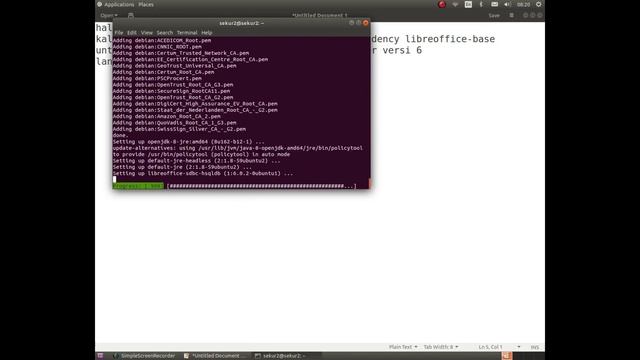 Instal libreoffice base di ubuntu 18.04 LTS via terminal смотреть онлайн
