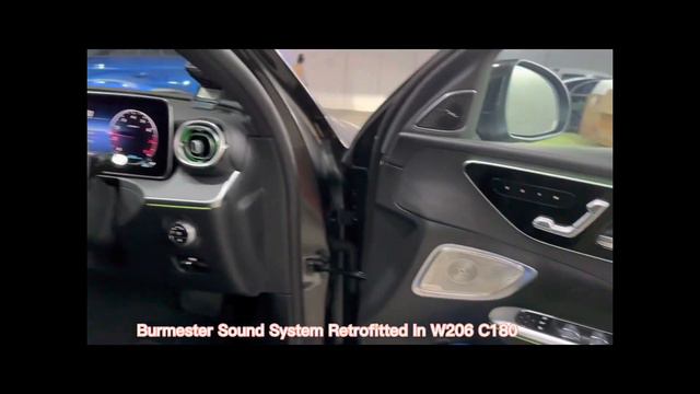 Burmester Sound System Retrofitted In W206 C180 смотреть онлайн