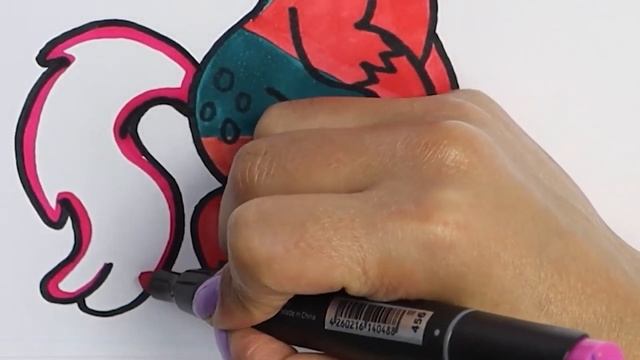 Как нарисовать сова - лошадь - морской конек - рыбы | Раскраски детей HD | Рисование и окраска ? смотреть онлайн