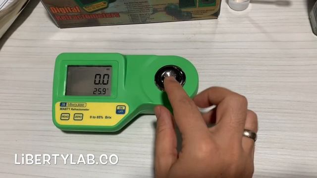 MA871 Milwaukee Refractometer Refractómetro digital 0-85 grados brix liberty lab смотреть онлайн