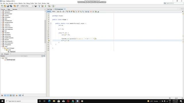 Java Variable Error Example. смотреть онлайн