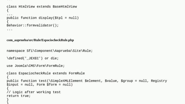 Joomla: J4. Custom frontend server side form validation смотреть онлайн