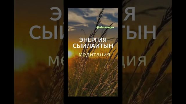 ?♂️?♀️ "ЭНЕРГИЯ СЫЙЛАЙТЫН" МЕДИТАЦИЯ. @almasaqyn Алмас АҚЫН рухани ұстаз. 4^04^20 смотреть онлайн