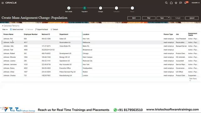 Mass Updates in Oracle Fusion HCM | Assignment change | Transfer | Promote | Position change смотреть онлайн