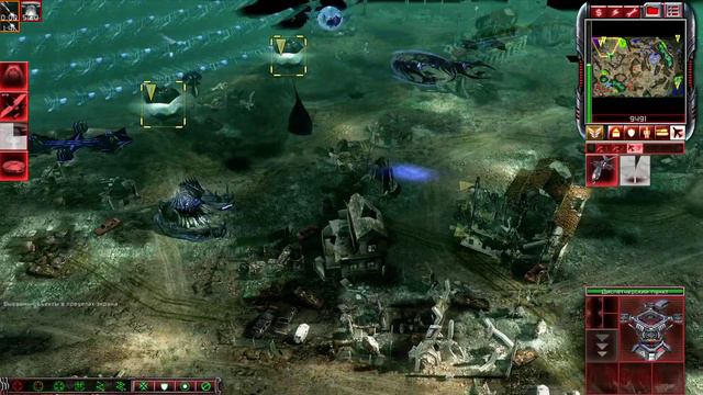 Command & Conquer 3 Tiberium Wars на высокой сложности с полной медалью Часть 34 "Вышка Кейна" смотреть онлайн