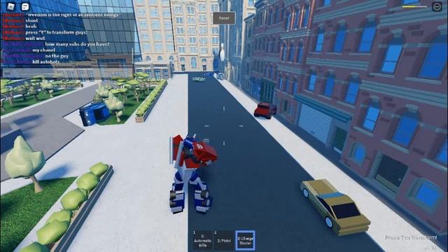 Roblox Transformers: Prime Walkthrough смотреть онлайн