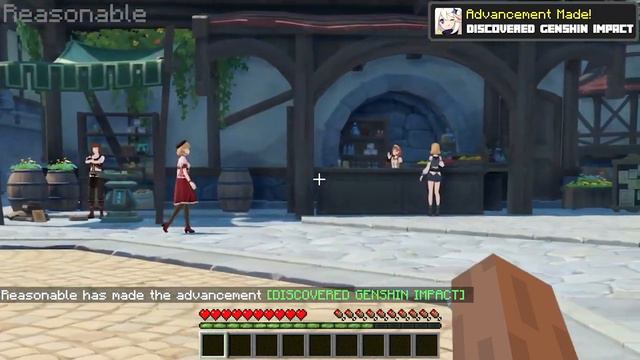 Steve teleports to Genshin Impact смотреть онлайн