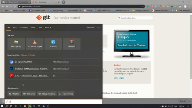 Git Installation For the First Time in 2020 | Git Tutorial 1.0 смотреть онлайн