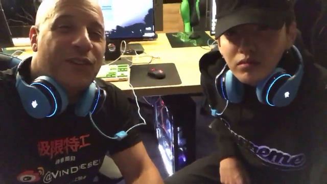 Kris Wu and Vin Diesel playing World of Warcraft [Vin Diesel FB update] смотреть онлайн