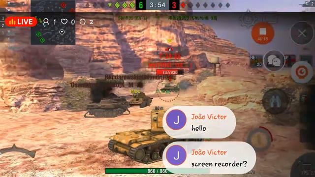World of Tanks Blitz stream (Grille 15, KV2, IS2SH) смотреть онлайн