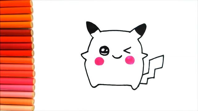 Рисование Пикачу - Простые рисунки - Как рисовать Пикачу смотреть онлайн