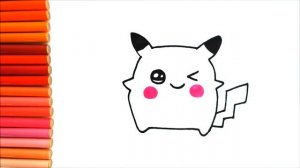 Рисование Пикачу - Простые рисунки - Как рисовать Пикачу