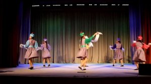 анс. "Торга" подготовит. гр.  п.Ики-Бурул, Калмыкия "танец с хадаками"