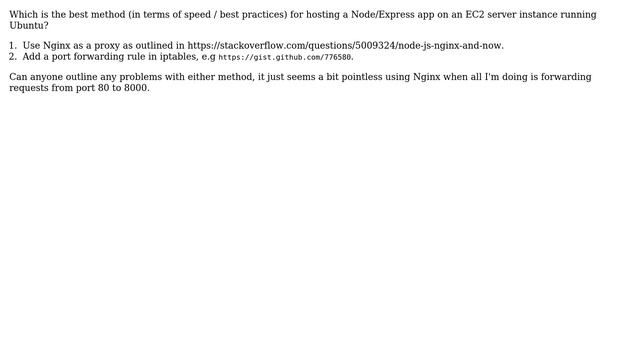 DevOps & SysAdmins: Node port forwarding or proxy via Nginx? смотреть онлайн