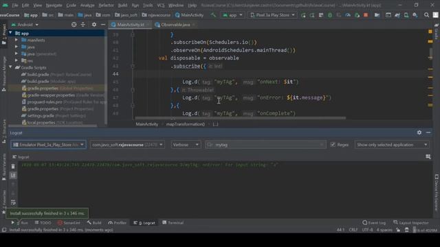 RxJava con Kotlin en Android Studio - Map смотреть онлайн
