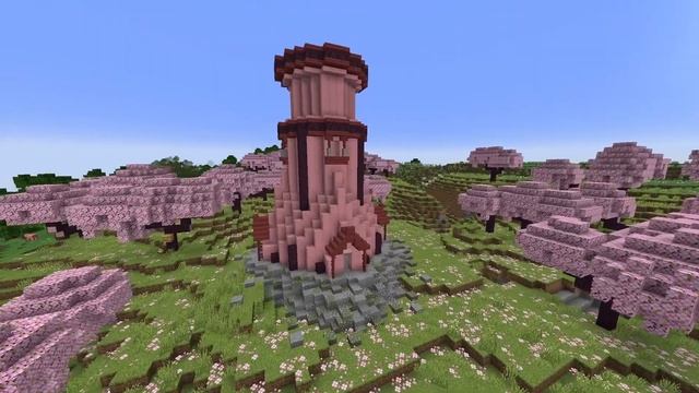 The Perfect Cherry Grove Build for Minecraft 1.20 Survival | WORLD DOWNLOAD смотреть онлайн