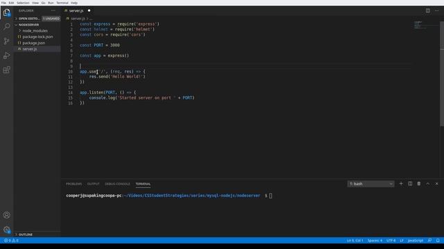 Part 3 - Installing NodeJS and NPM on the Web Server смотреть онлайн