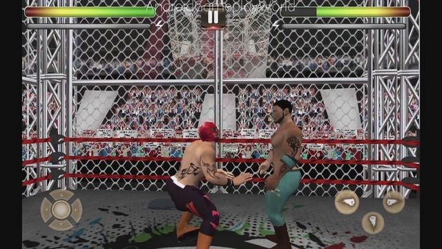 WRESTLING CAGE EVOLUTION - WRESTLING GAMES & FIGHT Android Gameplay смотреть онлайн