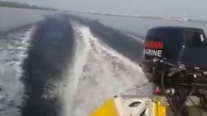 Лодочный мотор NISSAN MARINE 18 и казанка м под дистанцией