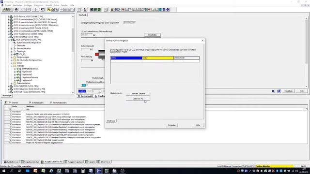 Перенять настройки мотора Siemens S120 в проект смотреть онлайн