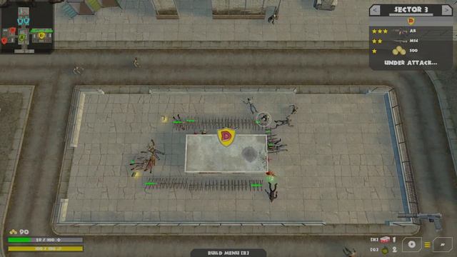 Zcompany| First look into this zombie wave aerial view style game! смотреть онлайн