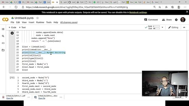 Linkedlist in Python on-line Class 14-Oct-2020, for ppt and example code pls see description. смотреть онлайн
