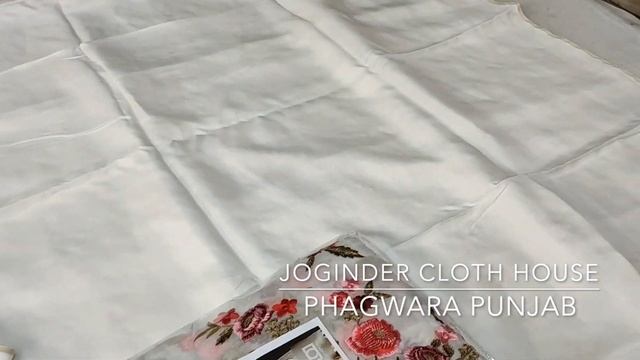 Georgette Silk Suit With Front Back Work|Joginder Cloth House смотреть онлайн