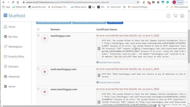 Making Bluehost Site Secure with HTTPS смотреть онлайн