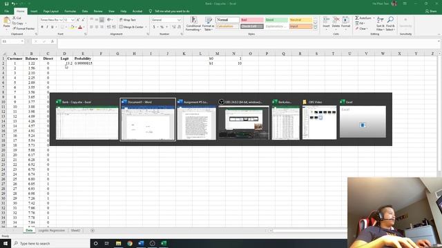 Logistic Regression using Excel (Solver) смотреть онлайн