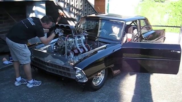 Pro Street 1967 Chevy II. Going to local car show part 1 of 5 смотреть онлайн