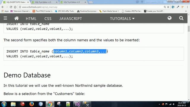 44. SQL Query from w3school смотреть онлайн