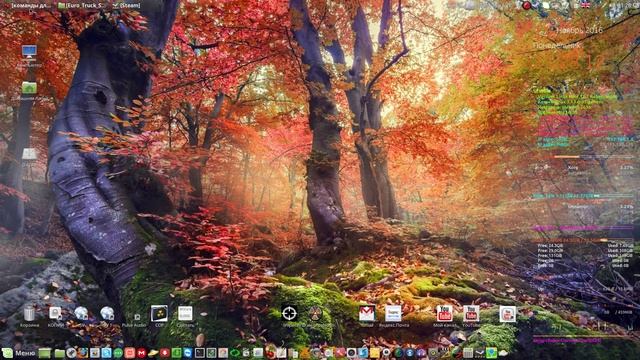 Программа GLXOSD-вывод на экран Fps,температуры CPU и GPU во время игр в Linux. смотреть онлайн