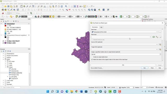 Interpolation In QGIS. IDW & Nearest Neighbor (Thiessen Polygon) Techniques With Area Calculation