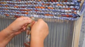 Коврик из ткани  Плетение