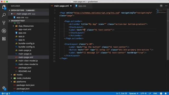 NativeScript 4.1 Gradients смотреть онлайн