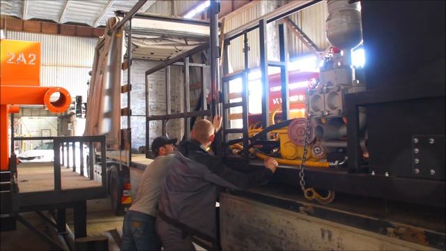 Отгрузка УРБ 2А2 для клиента из Чечни. Видео от Бурспецтехники смотреть онлайн